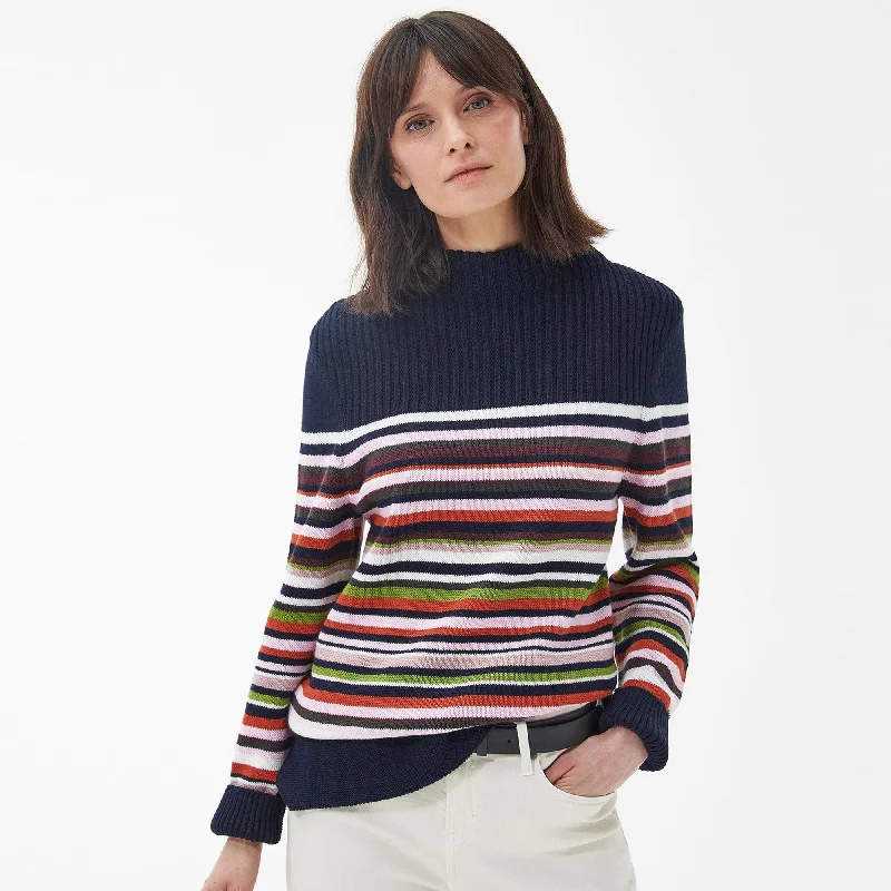 Barbour Ladies Stripe Guernsey Knit