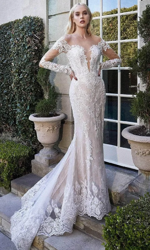 Andrea and Leo A1022 - Illusion Lace Bridal Gown