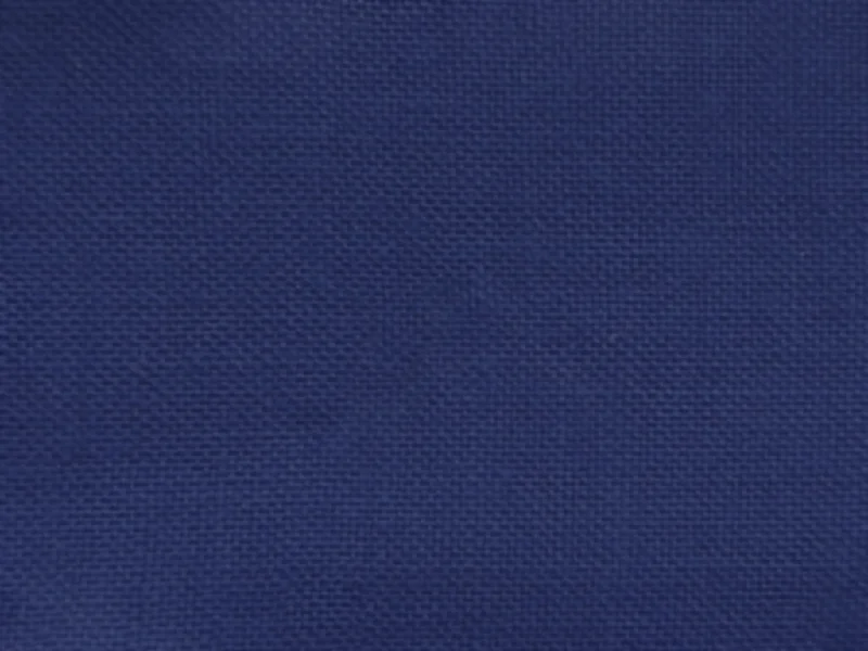 Dark Denim Blue Plain Glazed Cotton Fabric