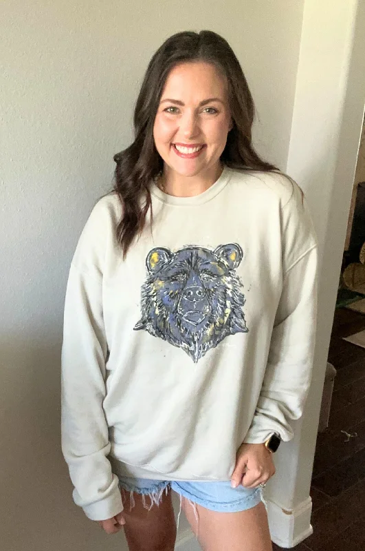 School Spirit Sweatshirt BEAR blue (PRE-ORDER)