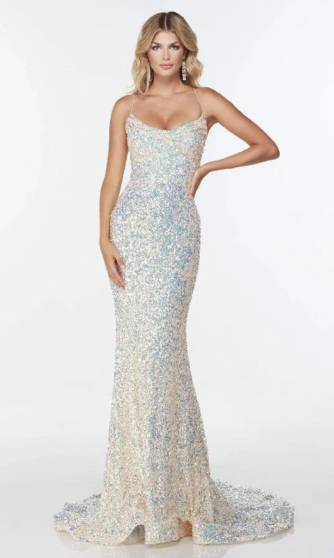 Alyce Paris - 61115 Sleeveless Iridescent Sequin Dress