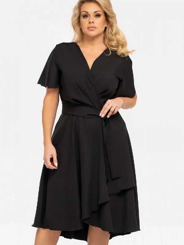 Plus size dress model 190951 Karko