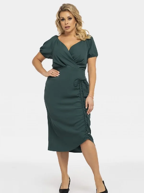 Plus size dress model 190954 Karko