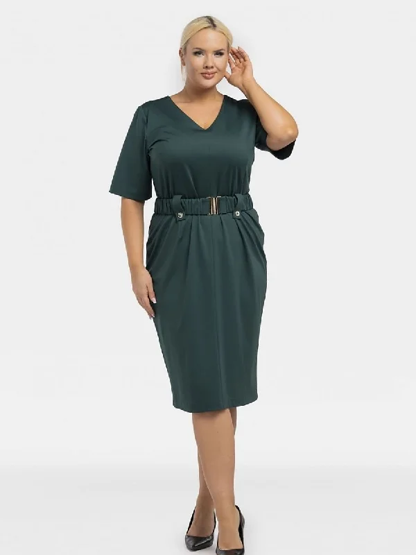 Plus size dress model 195023 Karko