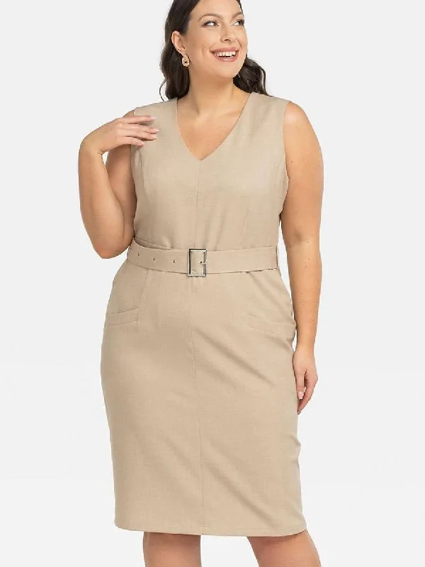 Plus size dress model 198157 Karko